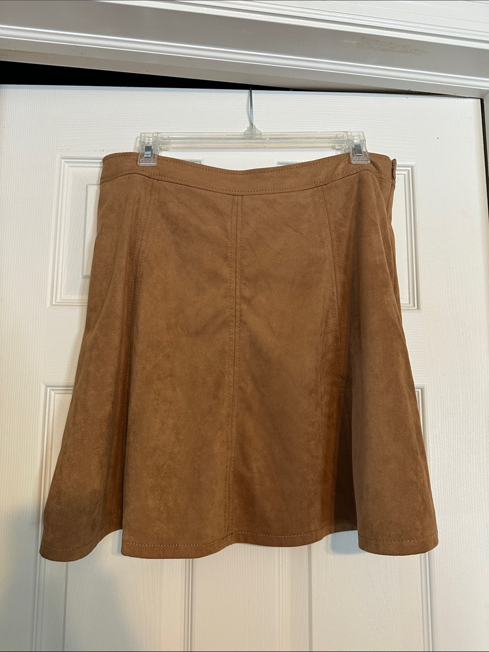LoftWomen's Faux Suede A-Line Skirt - Tan